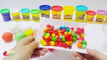 DIY How to Make Play Doh Ice Cream Colorful Modelling Clay Learn Colors