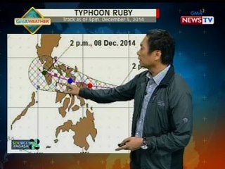 SONA: Bagyong Ruby, lumaki ang tsansang maramdaman sa Souther Luzon at Metro Manila