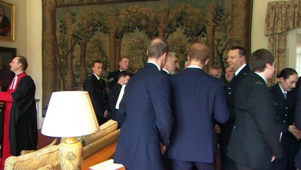 William, Kate and Harry meet terror attack first responders