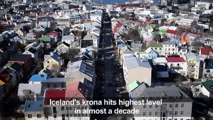 Iceland's strong krona a curse for tourism, fisheries