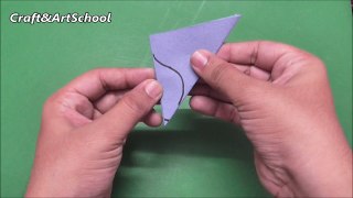 How to make simple & easy paper flower - 4 _ Kirigami _ Paper Cutting Craft Videos & Tutorials.-tYOGjQigZEs