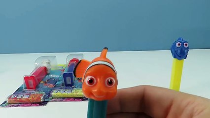 Finding Dory Pez Candy Dispensers - Finding Dory Movie Toy Opening + Baby doll Potty Training