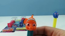Finding Dory Pez Candy Dispensers - Finding Dory Movie Toy Opening   Baby doll Potty Training