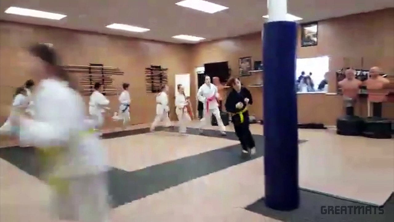 Dragons Den Mixed Martial Arts on Greatmats 1" Karate Mats