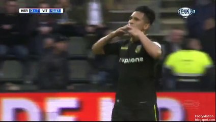 Navarone Foor Goal HD - Heracles 0 - 1 Vitesse - 05.04.2017 ( Replay)
