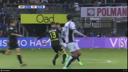 Propper Red Card -  Heracles vs Vitesse  0-1  05.04.2017 (HD)