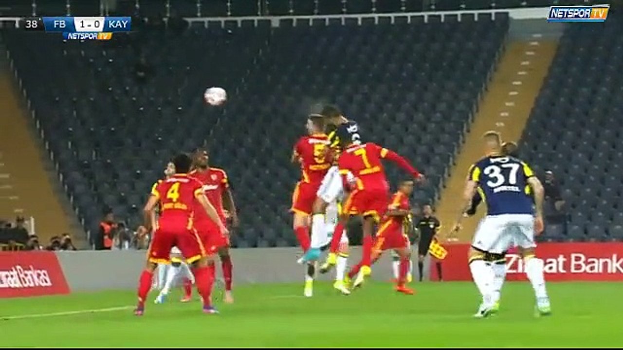 Josef De Souza Turkish Cup GOAL HD Fenerbahce 2 - 0 Kayserispor - 05.04.2017