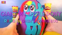 Giant Mainbow Dash Surprise Egg by ABC Unb