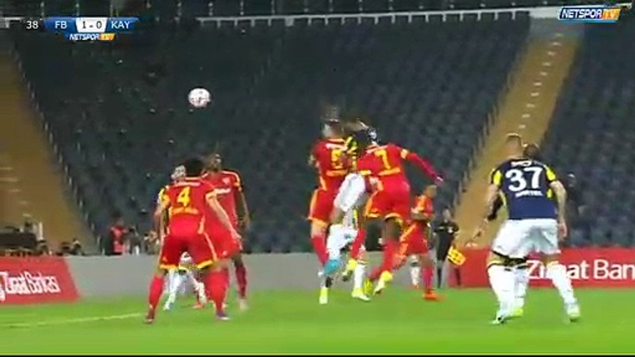 Josef De Souza Turkish Cup GOAL HD Fenerbahce 2 - 0 Kayserispor - 05.04.2017
