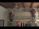 Accumoli (RI) - Terremoto, messa in sicurezza Torre Civica (05.04.17)