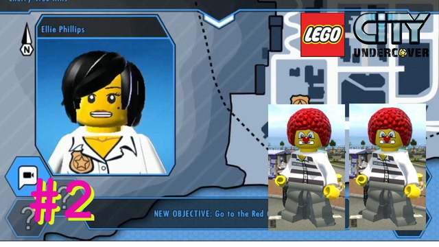 Clowns? What clowns? Robbery in progess! Lego City Undercover part 2