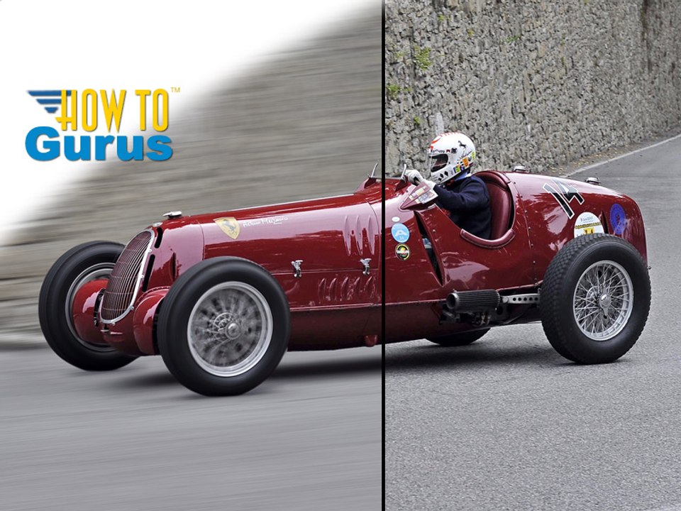 How to Create a Motion Blur Effect in Photoshop Elements 15 14 13 12 11 Tutorial