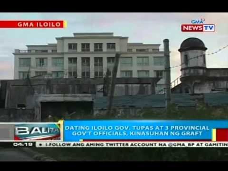 Dating Iloilo Gov. Tupas at 3 provincial gov't officials, kinasuhan ng graft