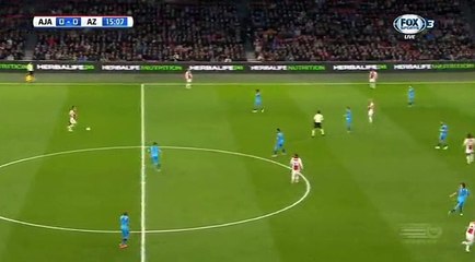 Bertrand Traore GOAL HD - Ajax 1-0 AZ Alkmaar 05.04.2017