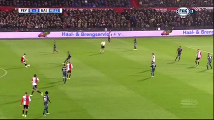 Jens Toornstra Goal HD - Feyenoord 1-0 G.A. Eagles - 05.04.2017