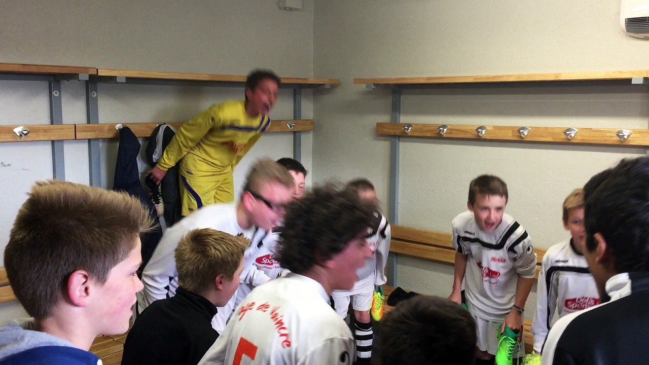 U13 - coupe JOUVENET - chant vestiaire