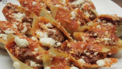 Enchilada Stuffed Pasta Shells