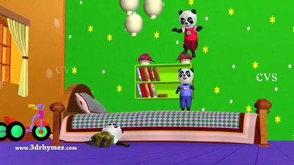 Five Little Pandas Jumping On the Bed _ Kids' Songsh Nursery