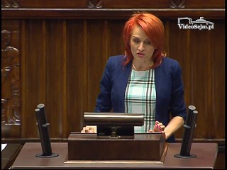 Poseł Bernadeta Krynicka - Wystąpienie z dnia 05 kwietnia 2017 roku.