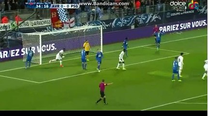 Hatem Ben Arfa Goal Avranches 0-1 PSG - 05.04.2017 HD