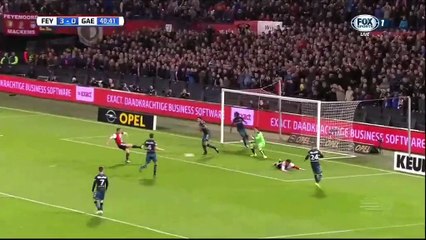 Jens Toornstra Goal Feyenoord 4-0 G.A. Eagles - 05.04.2017