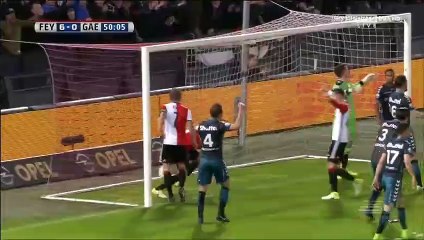 Goal HD - Feyenoord 6-0 G.A. Eagles 05.04.2017