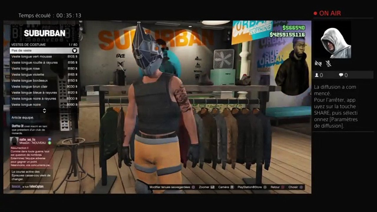 Diffusion PS4 en direct de ROCKSTAR-LSPD (2)