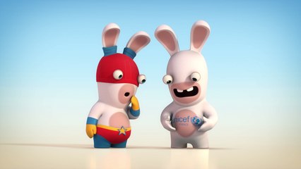 Les lapins crétins et Unicef | NICKELODEON