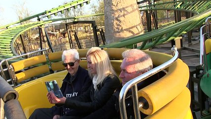105-year-old celebrates with rollercoaster ride
