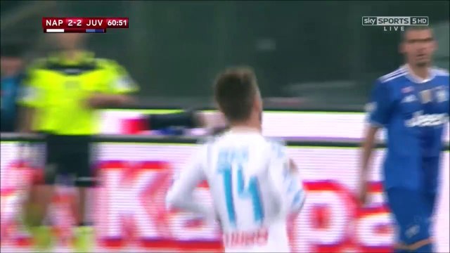 2-2 Dries Mertens GoalItaly Coppa Italia Semifinal - 05.04.2017 SSC Napoli 2-2 Juventus FC