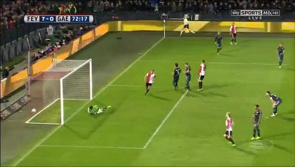 Michiel Kramer Goal HD - Feyenoord 7-0 G.A. Eagles 05.04.2017