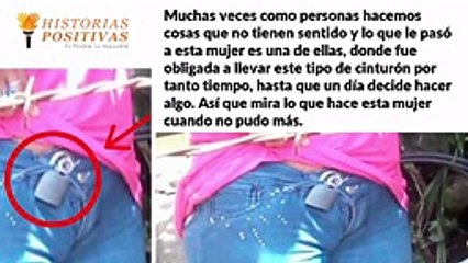 Mira La Razon Por La Que Esta Mujer Lleva un Candado En Sus Pantalones!