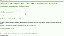 Tutoriais GLPI - 008 - Instalando  e Configurando o OCS  e GLPI no CentOS 6.5