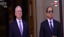 شاهد لحظة استقبال الرئيس السيسى فى مبنى البنتاجون وزارة الدفاع الامريكية