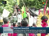 Grandes movilizaciones en Guayana contra política colonial de Francia
