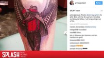 Prince Jackson se hace un tatuaje como recuerdo de Michael Jackson