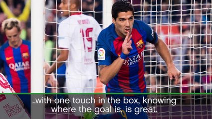 Suarez world's best number nine - Enrique