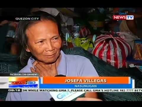 NTG: Mahigit 800 pamilya na nakaligtas sa sunog sa QC, nagpalipas ng gabi sa covered court