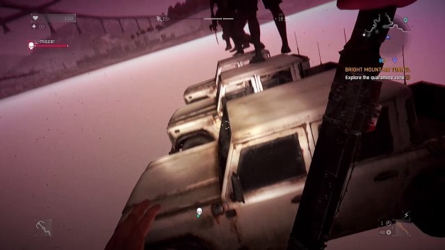 Dying Light: The Following under the map