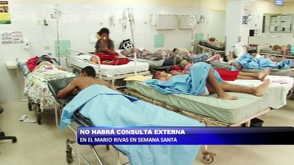 Cerrada consulta externa en el Mario Rivas