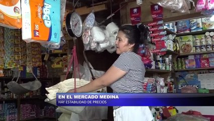 Precios estables en el mercado Medina