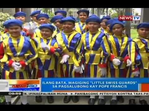 NTG: Ilang bata, magiging 'Little Swiss Guards' sa pagsalubong kay Pope Francis