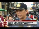 24 Oras: Pagtitinda sa Plaza Miranda, bawal muna simula bukas