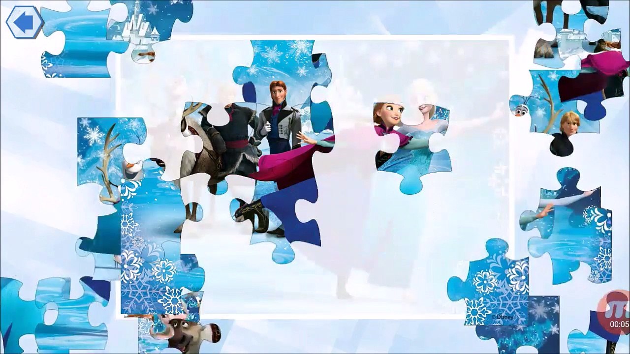 Princess Frozen Elsa Puzzle Game for Kids - Disney Android Games for Boys and Girls - Part 3