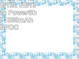 Batterie  Chargeur AutoSecteur NB13L NB13L pour Canon PowerShot G7 X 36V  1050mAh