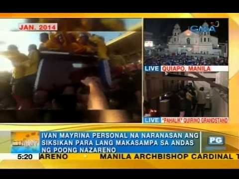 Flashback Friday: Ivan Mayrina says Black Nazarene 2014 feast experience was 'amazing | Unang Hirit