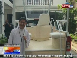 NTG: 3 Popemobile, gagamitin ni Pope Francis sa PHL