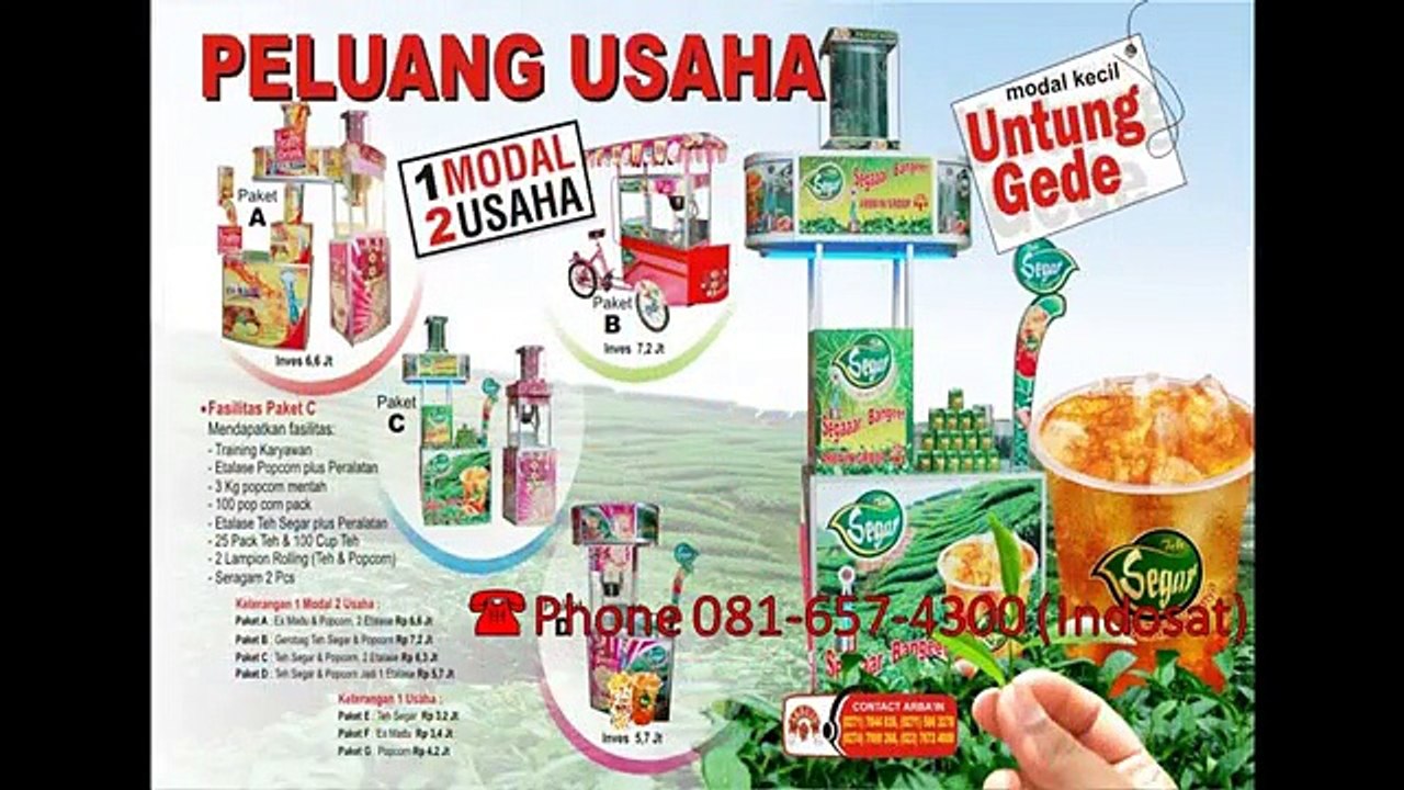 081-657-4300 (Indosat) Waralaba Minuman Blitar