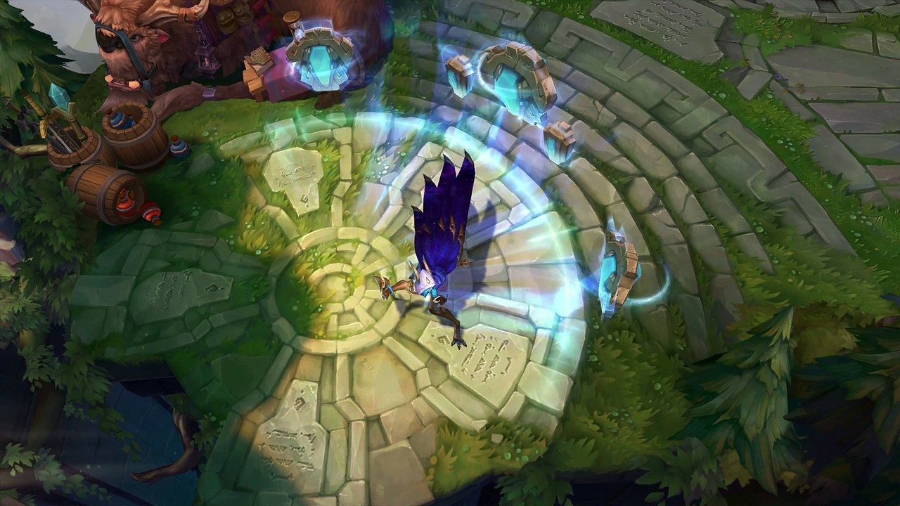 Xayah du crépuscule - Aperçu Skin