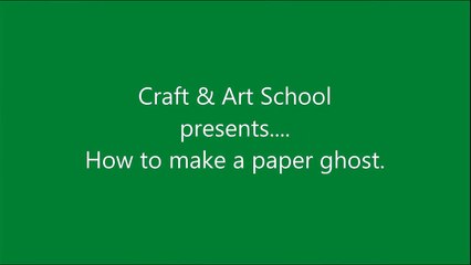 How to make origami paper ghost _ Origami _ Paper Folding Craft Videos & Tutorials.-RD7mHXo